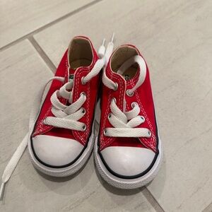 Kids Red Converse Sneakers